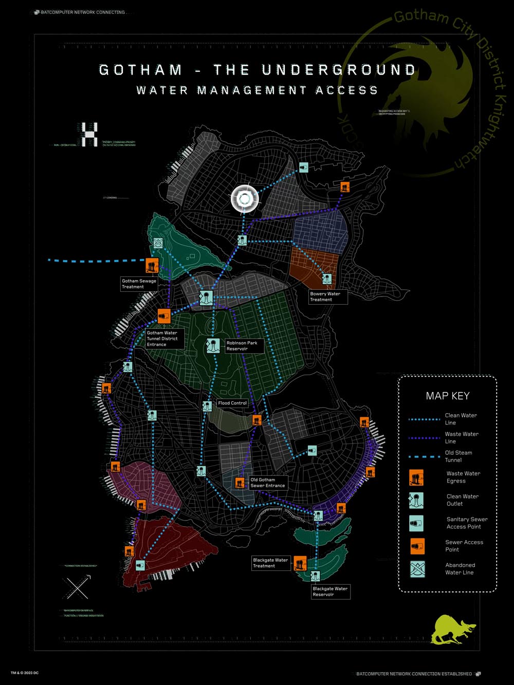 The Underground - Water Map